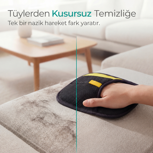 Üstün Evcil Hayvan Tüyü Toplama Eldiveni